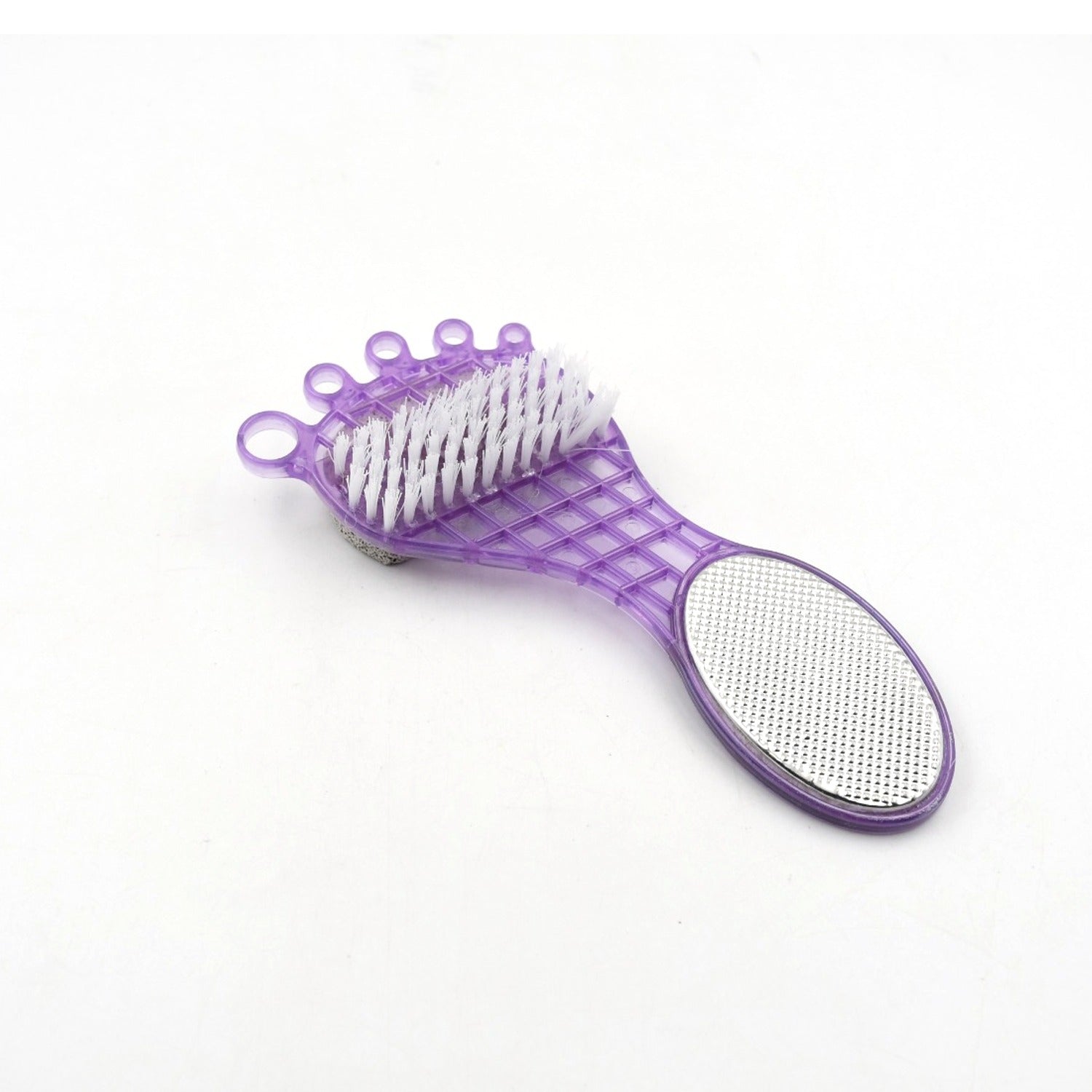 6993 4 in 1 Pedicure Tool for Rough & Dry Feet Dual-Sided with Pumice Stone Soft Brush Steel Scrubber & Emery File Softens Hard Foot Corns & Calluses Cleanses & Smoothens Dull Feet 6993 4 in 1 Pedicure Tool for Rough & Dry Feet Dual-Sided with Pumice Stone Soft Brush Steel Scrubber & Emery File Softens Hard Foot Corns & Calluses Cleanses & Smoothens Dull Feet